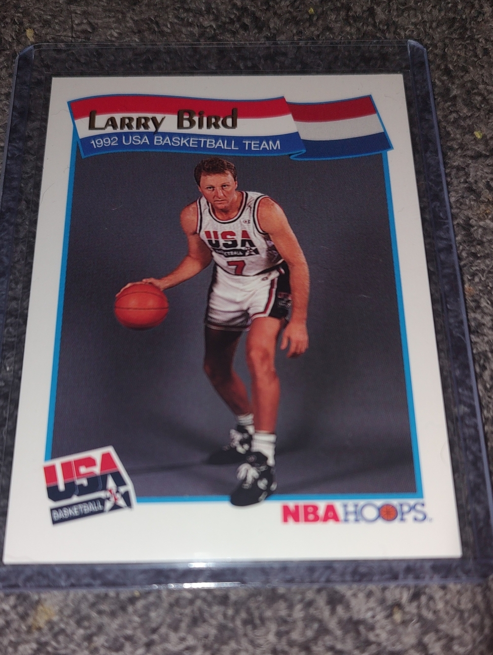 Trading Card - White/Blue - Larry Bird (1992 USA Team)